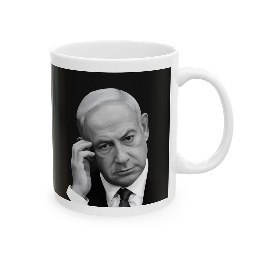 Mug Benjamin Netanyahu Image Political Gift Joke Coffee Cup