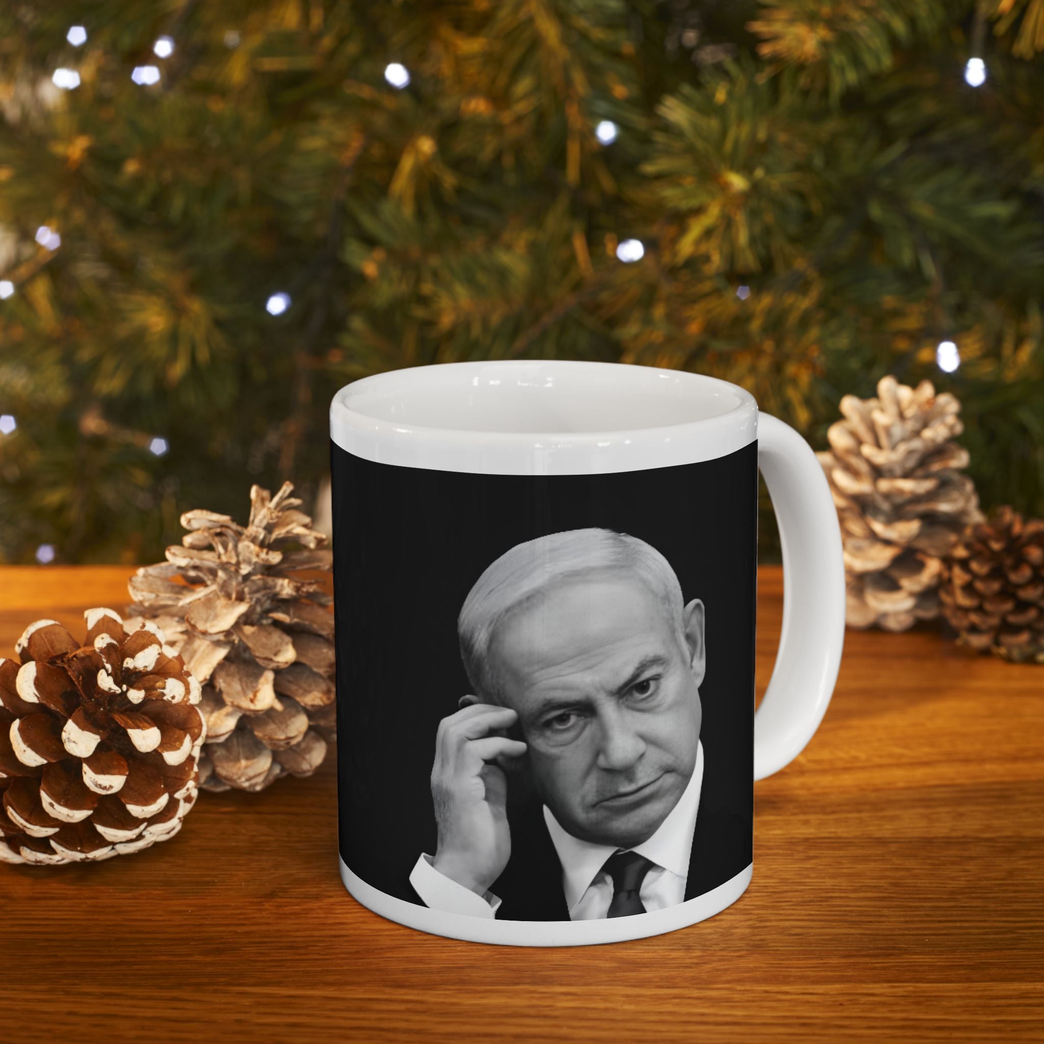 Mug Benjamin Netanyahu Image Political Gift Joke Coffee Cup